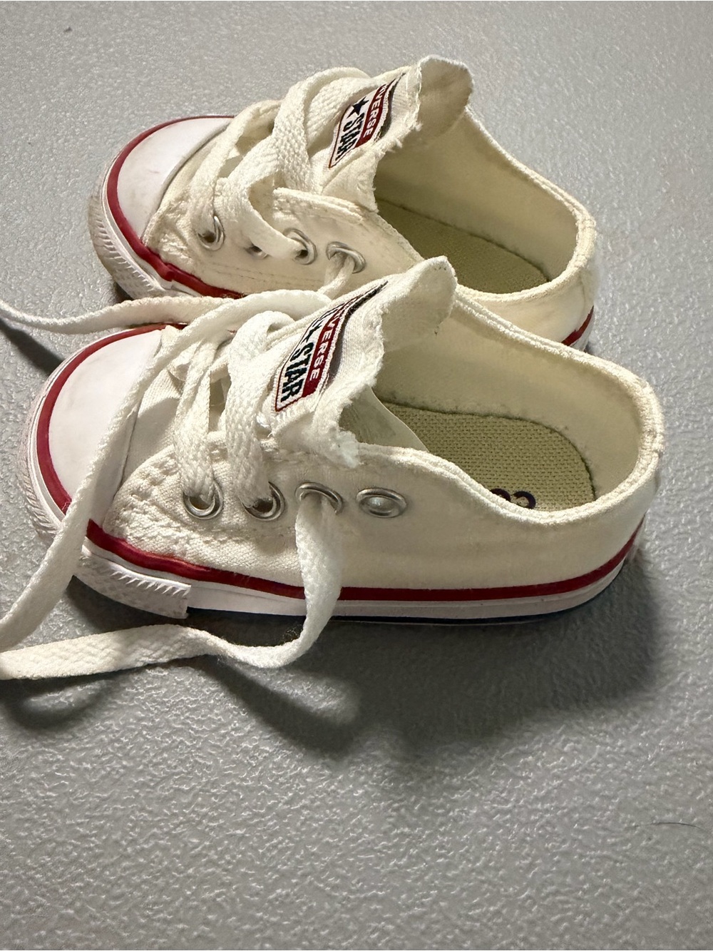 Converse Kids' White Low-Top Sneakers